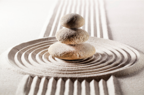 Balance und Loslassen